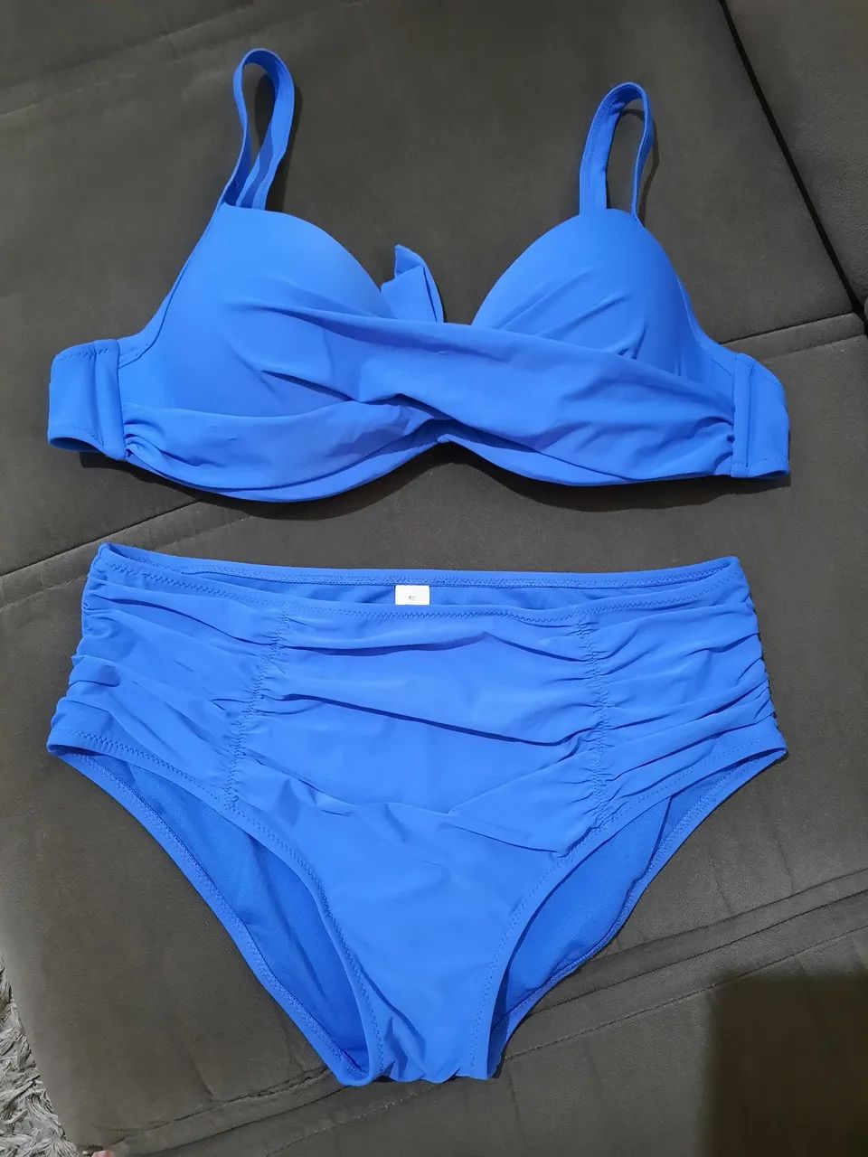Biquini azul plus size