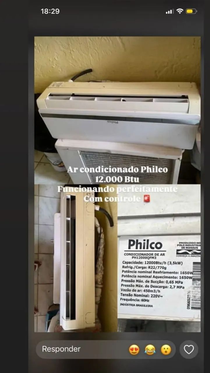 Ar condicionado split philco