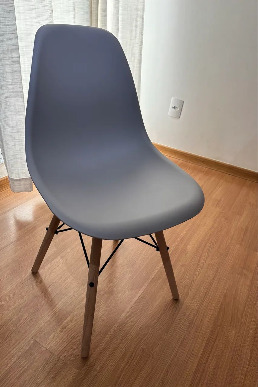 CONJUNTO DE CADEIRA EIFFEL CINZA - Foto 2