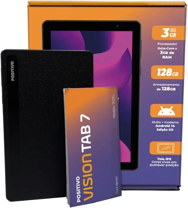 Tablet Positivo Vision TAB 7 3GB RAM 128GB