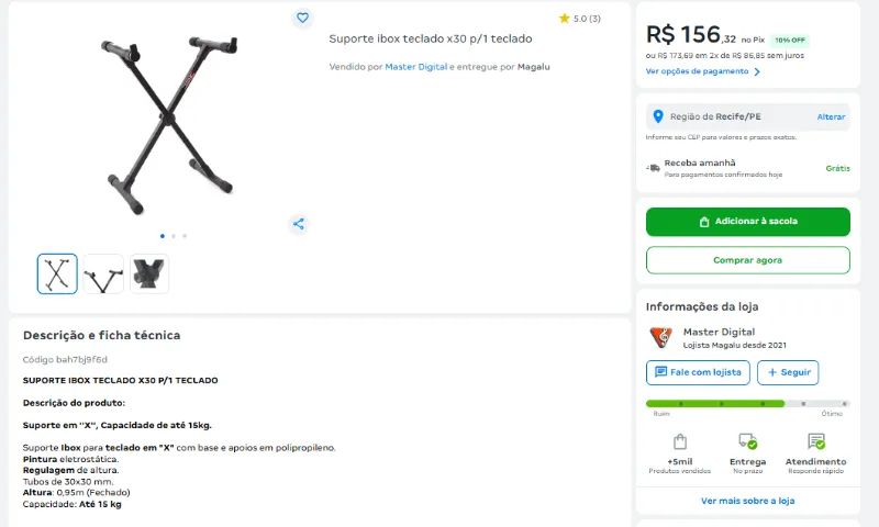 SUPORTE DE TECLADO - Foto 5