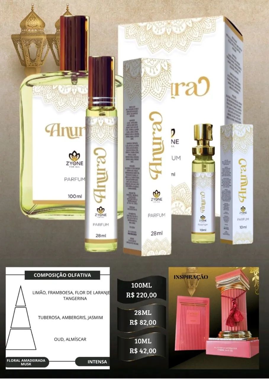 Perfumes importados Zyone -perfume de 38ml + hidratante 80gr - Foto 5