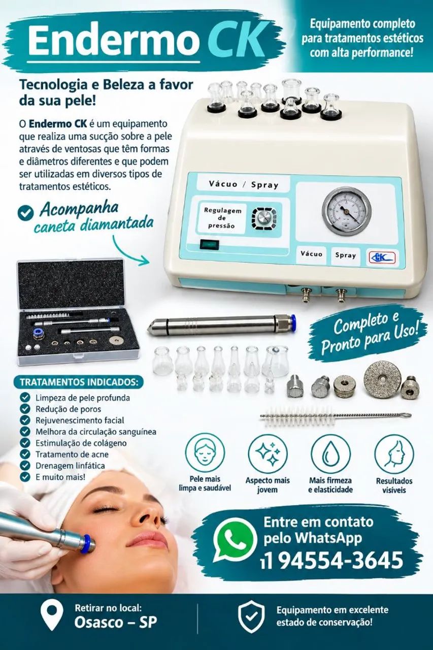 Aparelho de endermo ck ( somente venda)