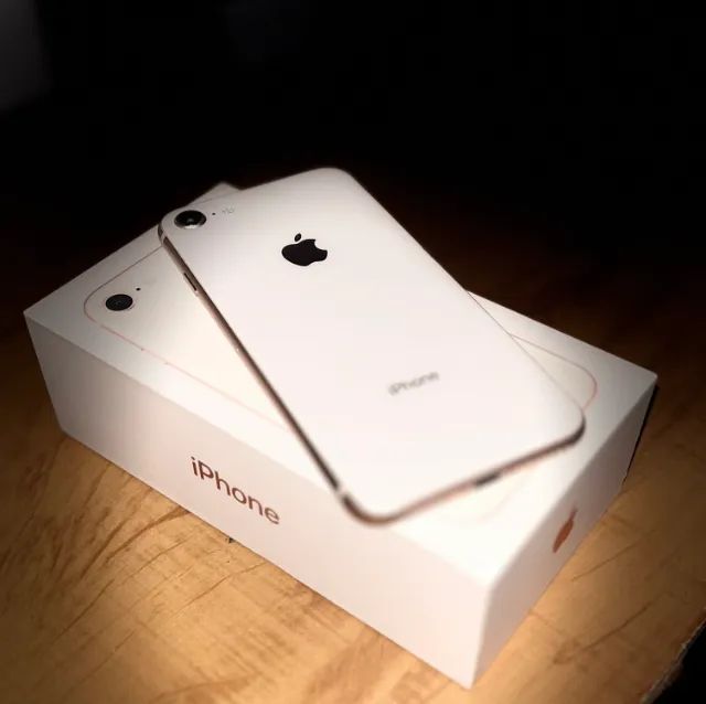 iPhone 8 Rose 256GB Impecável - Tudo OK - Celulares e Smartphones