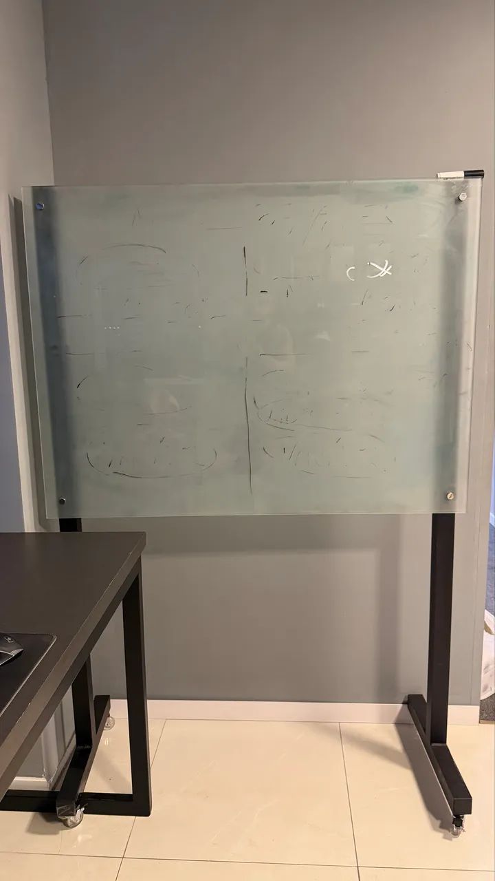Quadro Flip Chart de Vidro - Foto 2