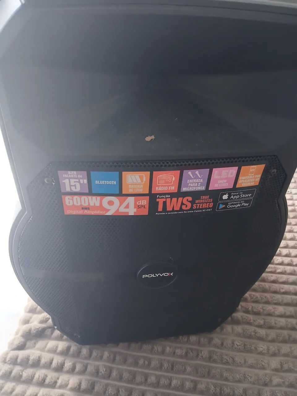 Vendo caixa de som amplificada
