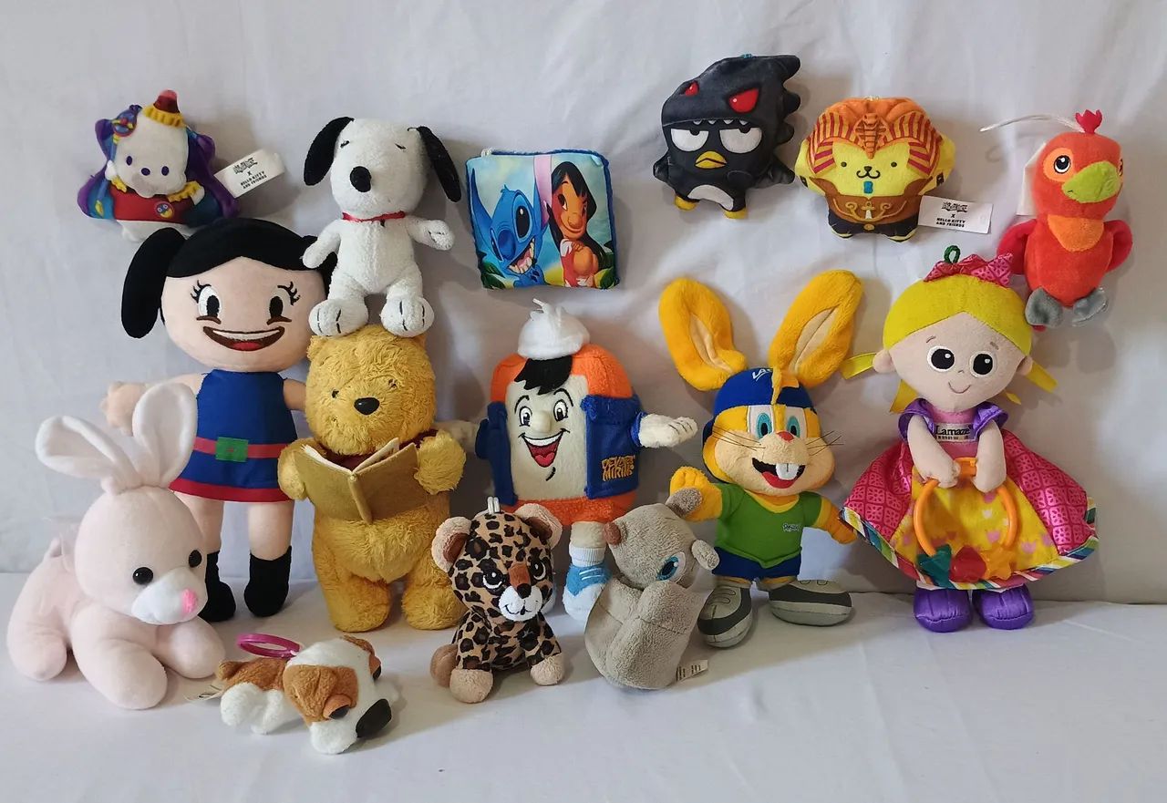 Lote de mini pelúcias 