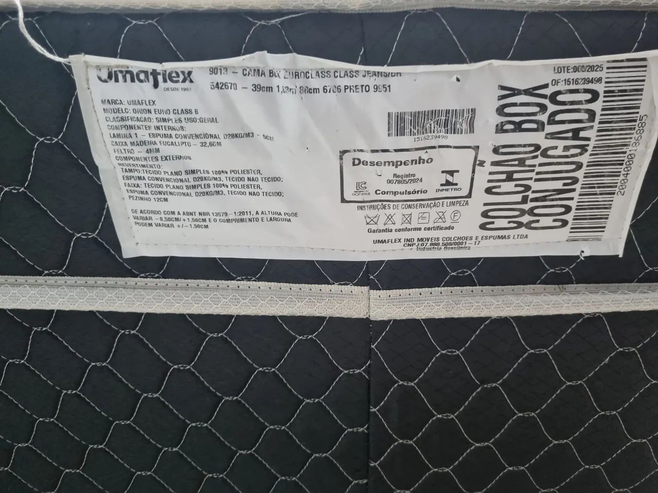 Cama solteiro box c/colchão  - Foto 2