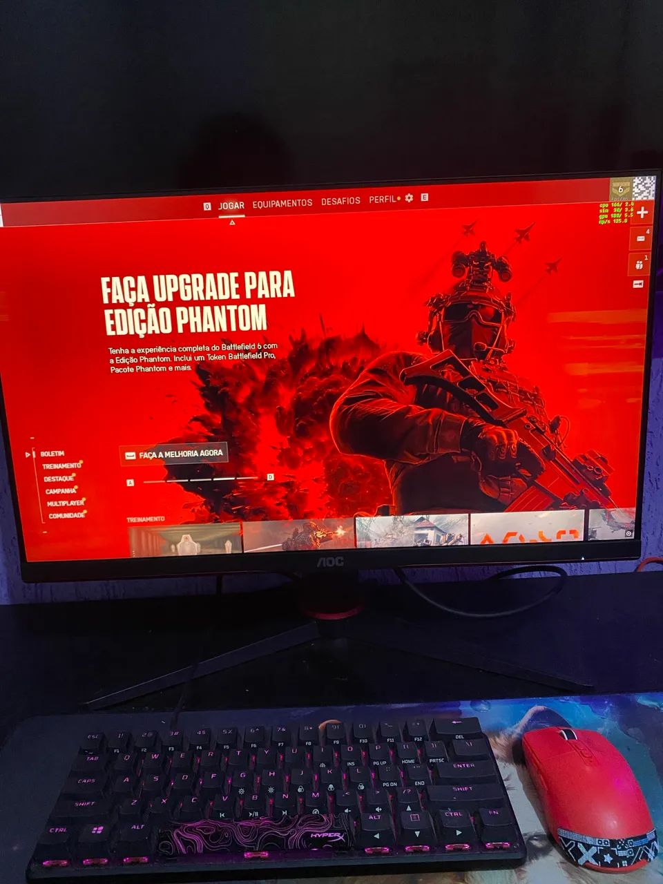 Monitor gamer aoc viper 24 polegadas 165hz 1ms - Foto 4