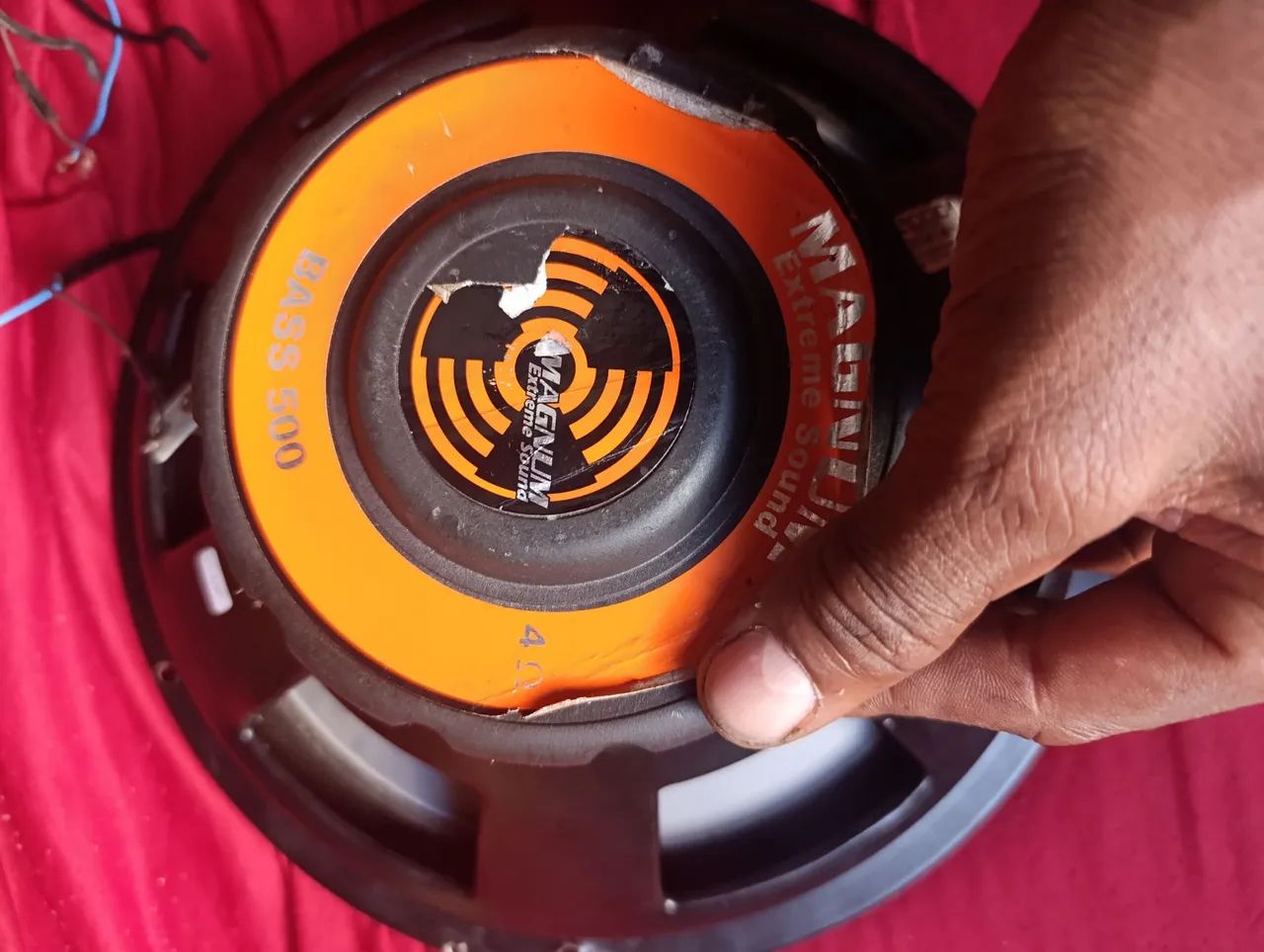 Par Subwoofer Magnum Bass 500 12 Polegadas 150w Rms 4 Ohms - Foto 2