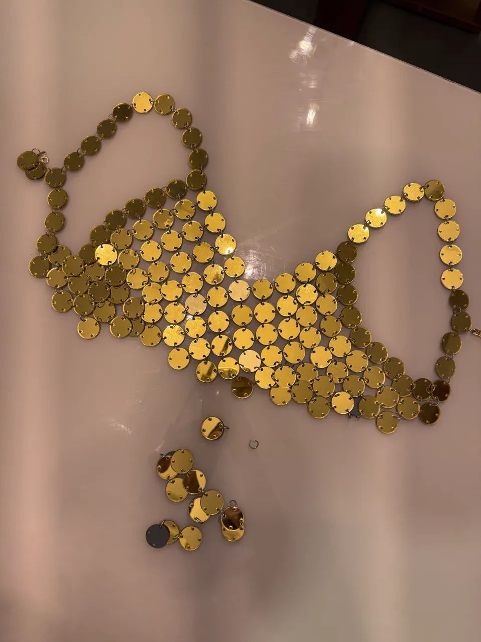 Top ajustável dourado - Foto 2