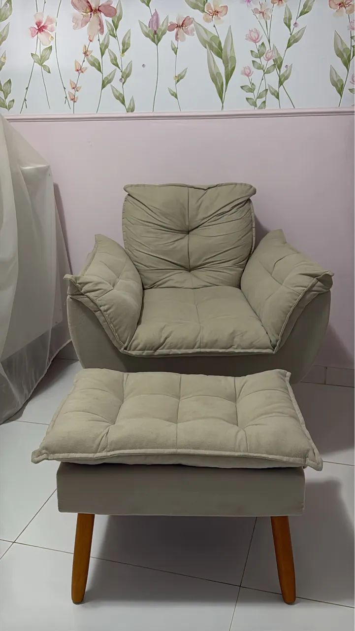 Poltrona para amamentação - Poltrona decorativa 
