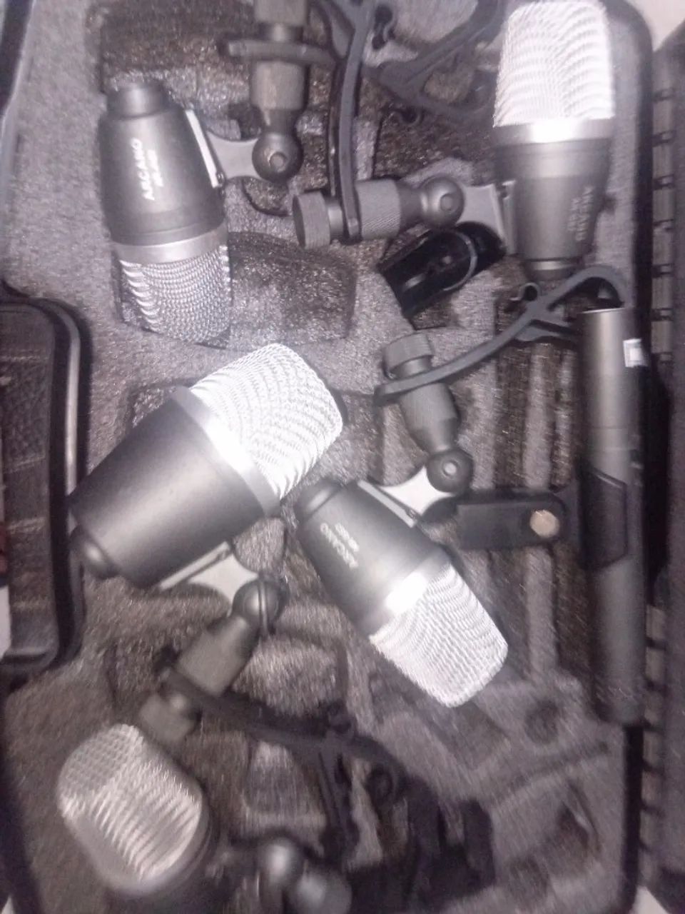 Kit de microfones 6 mics para bateria Arcano  - Foto 4