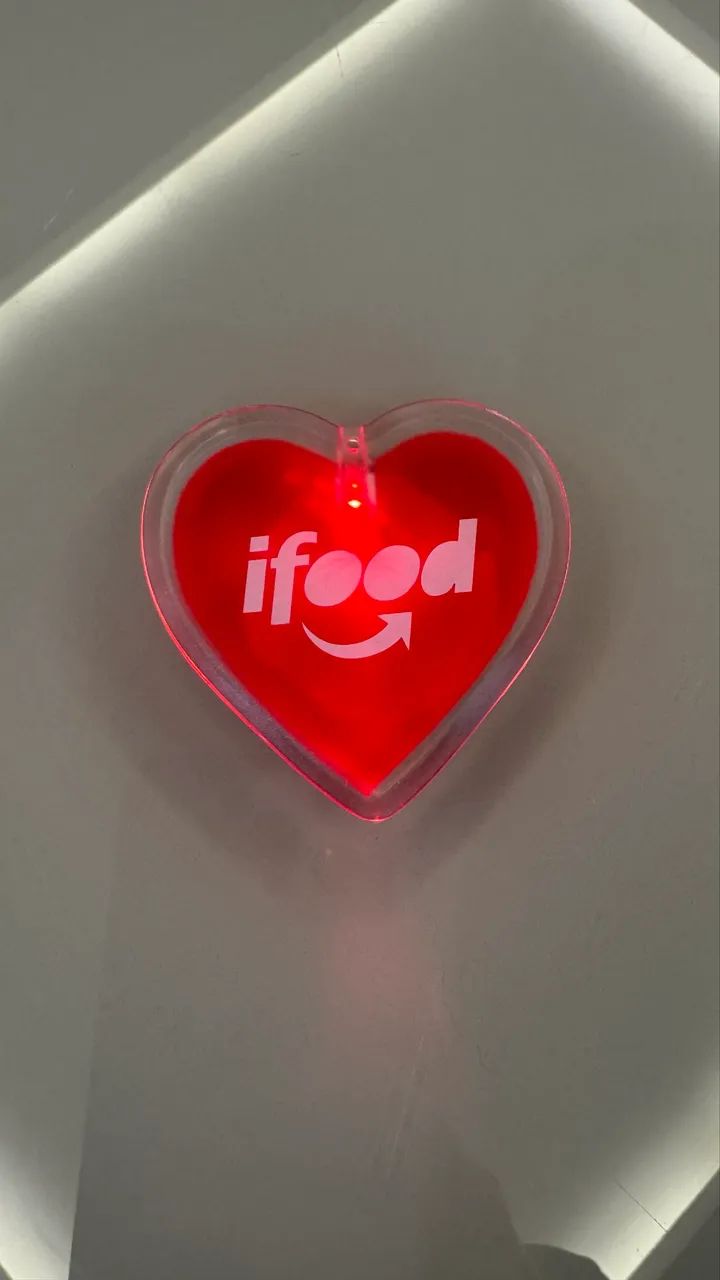 Broche coração Ifood Rock in Rio - Foto 2