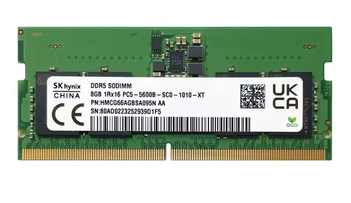 Memória 8gb ddr5 5600 Notebook 