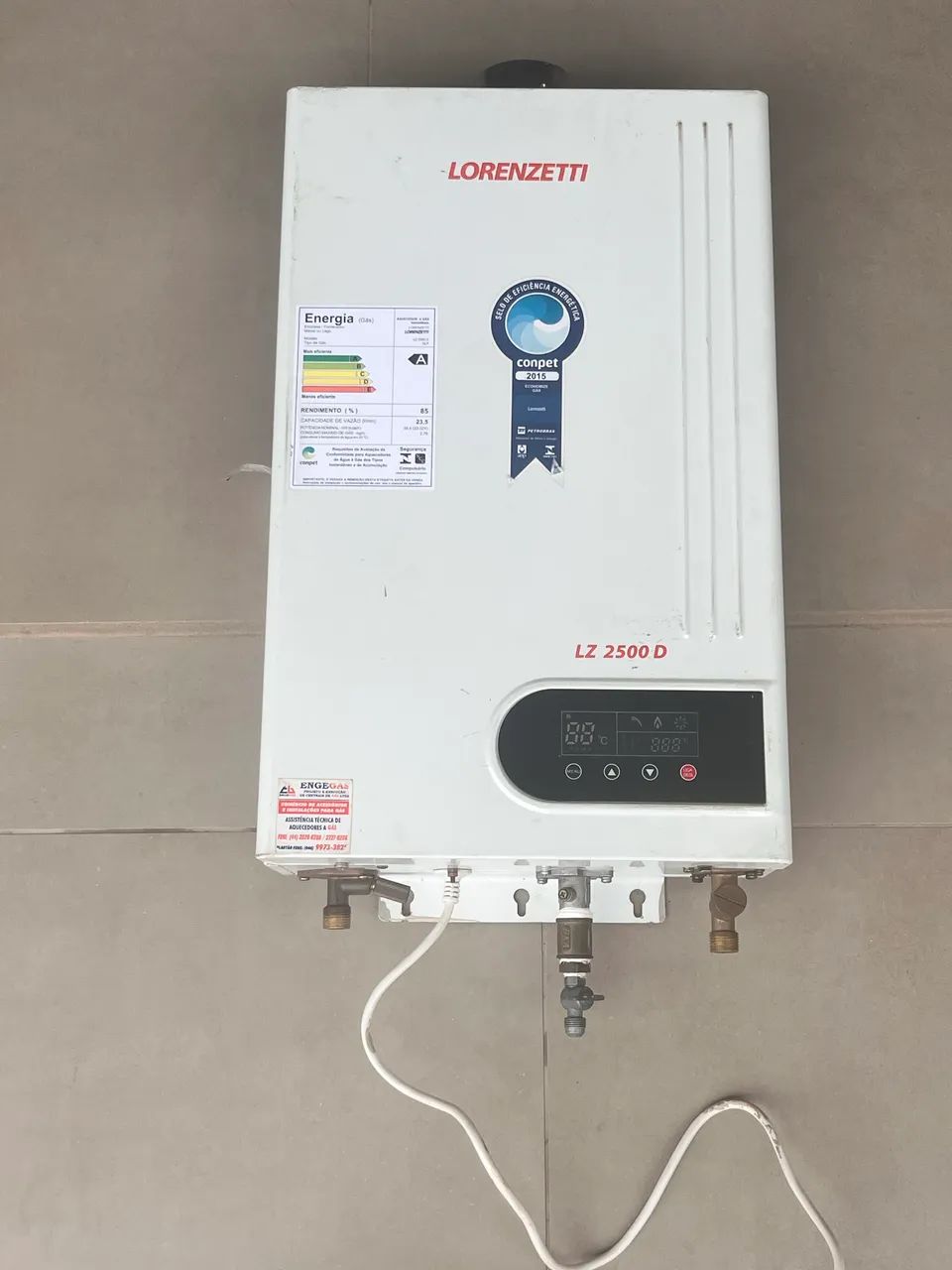 Aquecedor residencial Lorenzeti LZ2500D - Foto 5