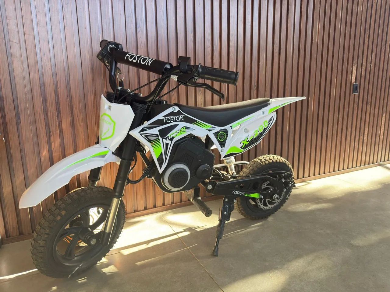 Moto Elétrica Foston X200 Infantil 250w 3 Velocidades Led Verde