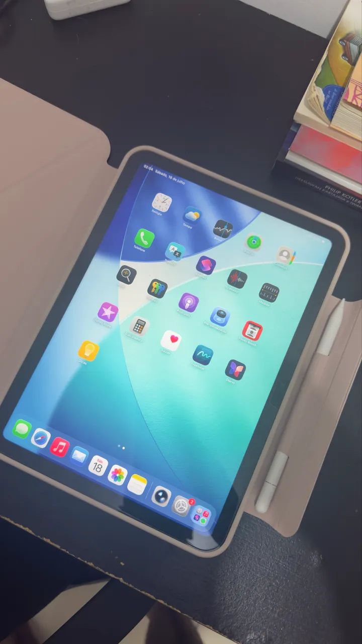 iPad 11ª Geração (A16) Wi-Fi 256GB + Apple Pencil USB-C | Estado