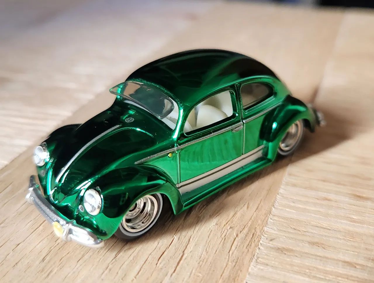 Hotwheels RLC Kawa-Bug A - Fusca verde - Foto 2