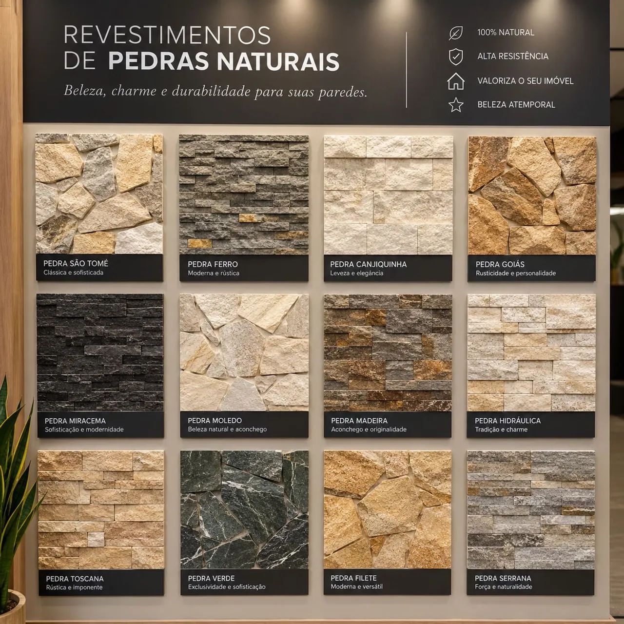 Venda e instalação  de Pedras naturais