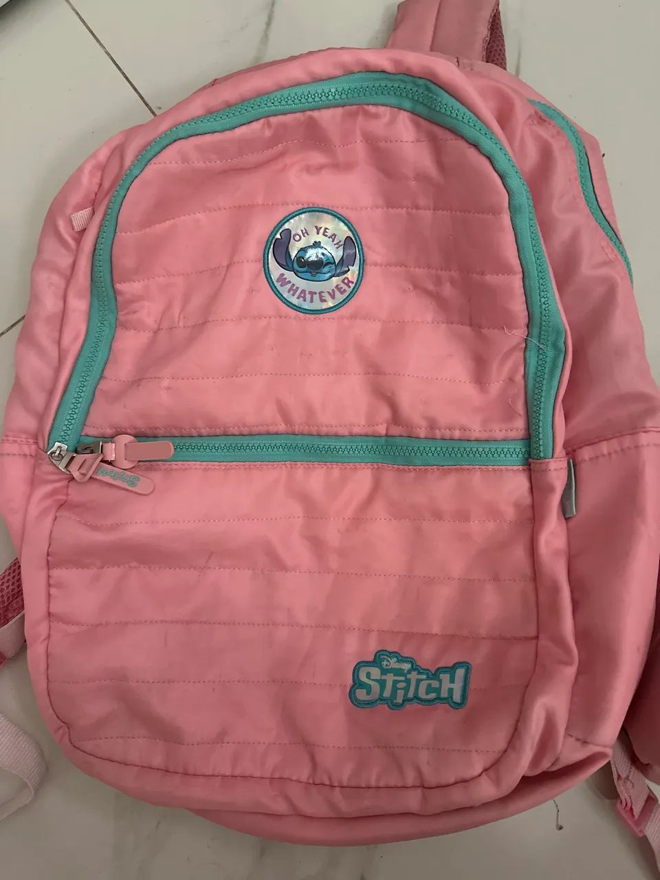 Mochila e Lancheira infantil Stitch