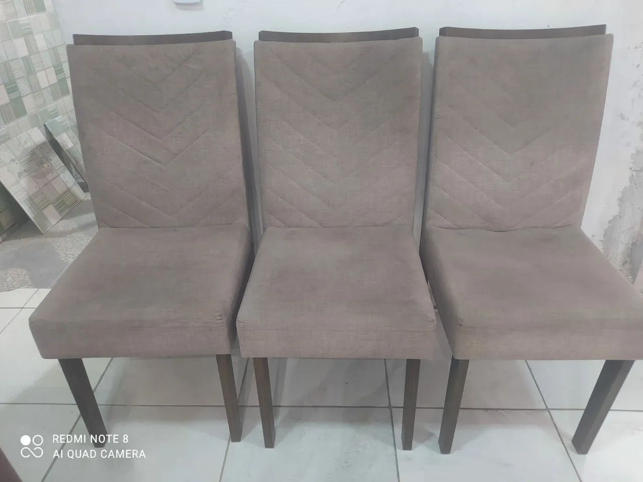  6 Cadeiras pra mesa almofadas  - Foto 5
