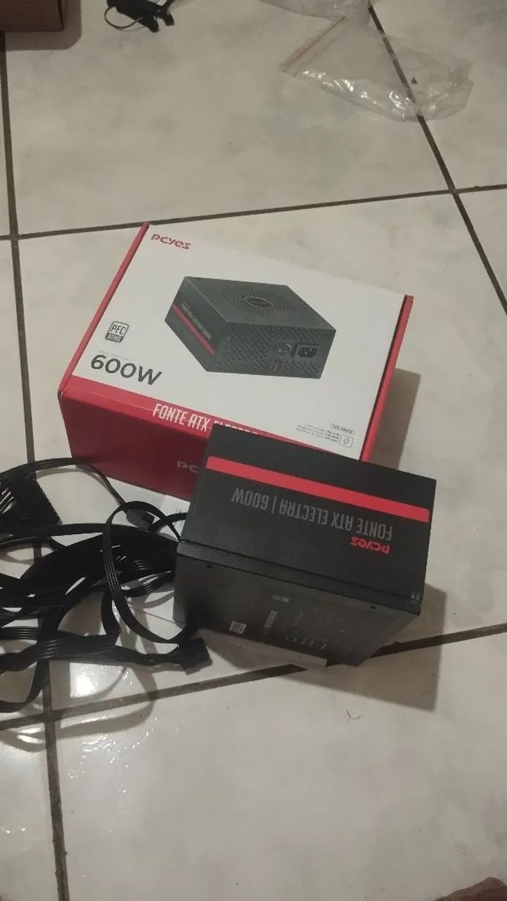 Fonte Pcyes Electra 600W - Foto 4
