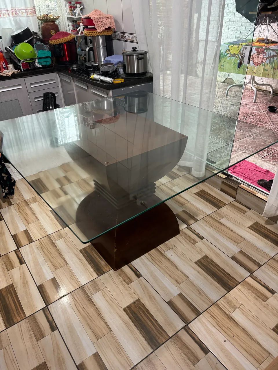 Mesa de jantar vidro
