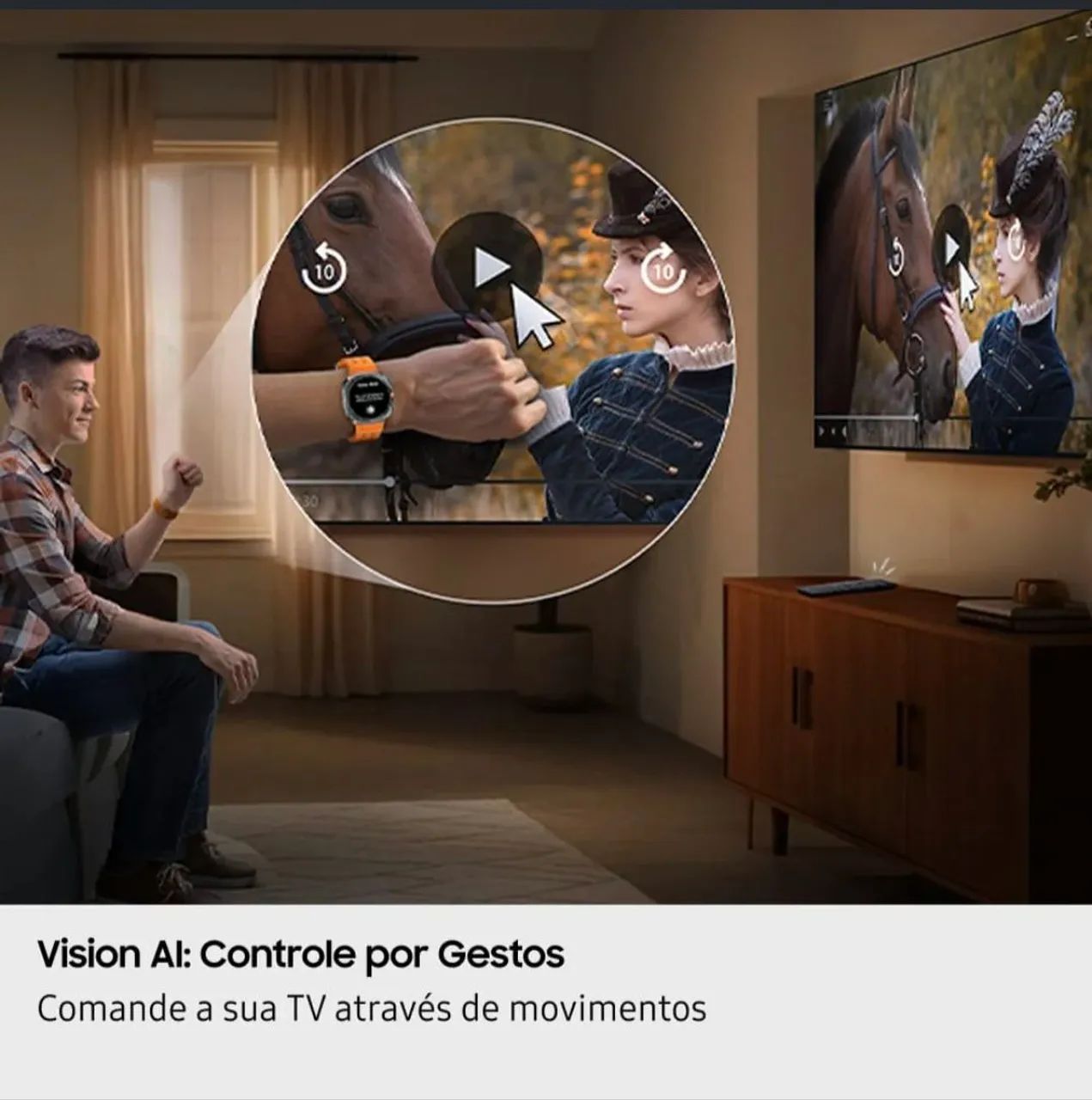 TV Samsung 50' QLED Q7F - Usada - Foto 4