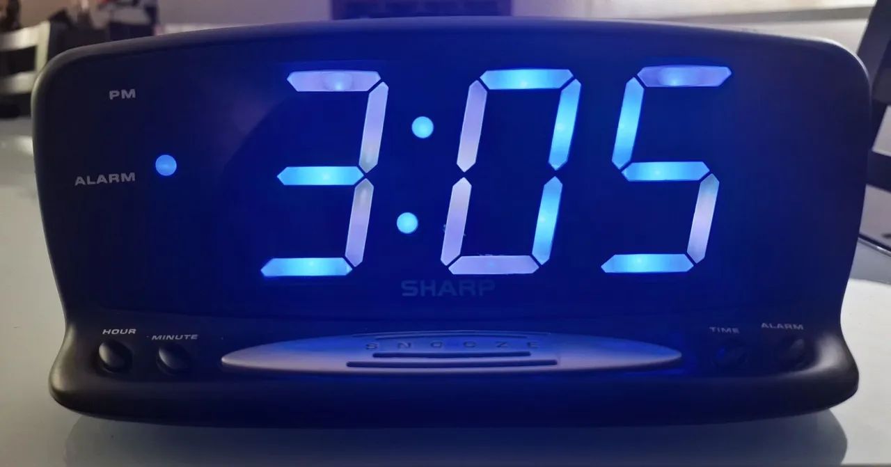 Relógio Despertador Sharp SPC-1221XF