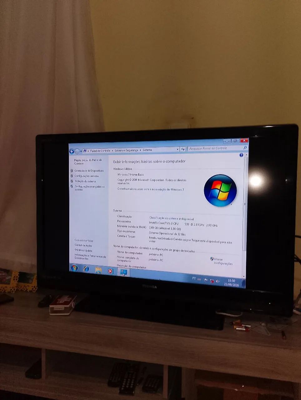  PC I3 SSD E  SAÍDA HDMI