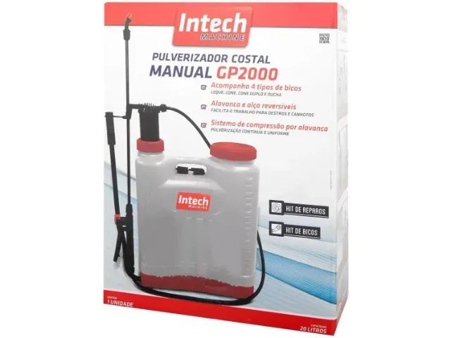 PULVERIZADOR COSTAL MANUAL GP2000 INTECH MACHINE