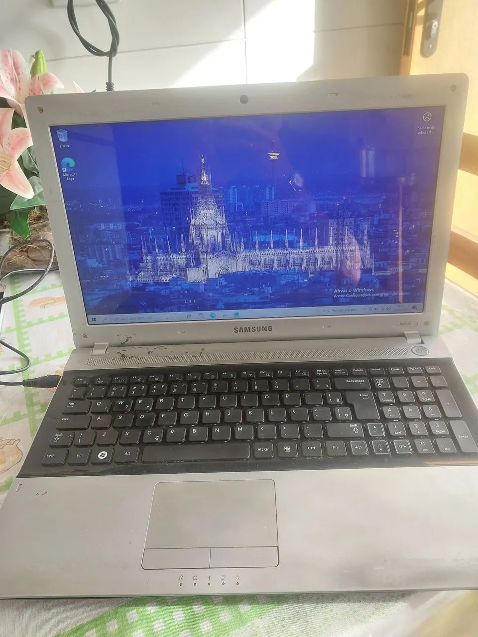 Notebook Samsung core i3 4 de ram sem tampa do hd  - Foto 2