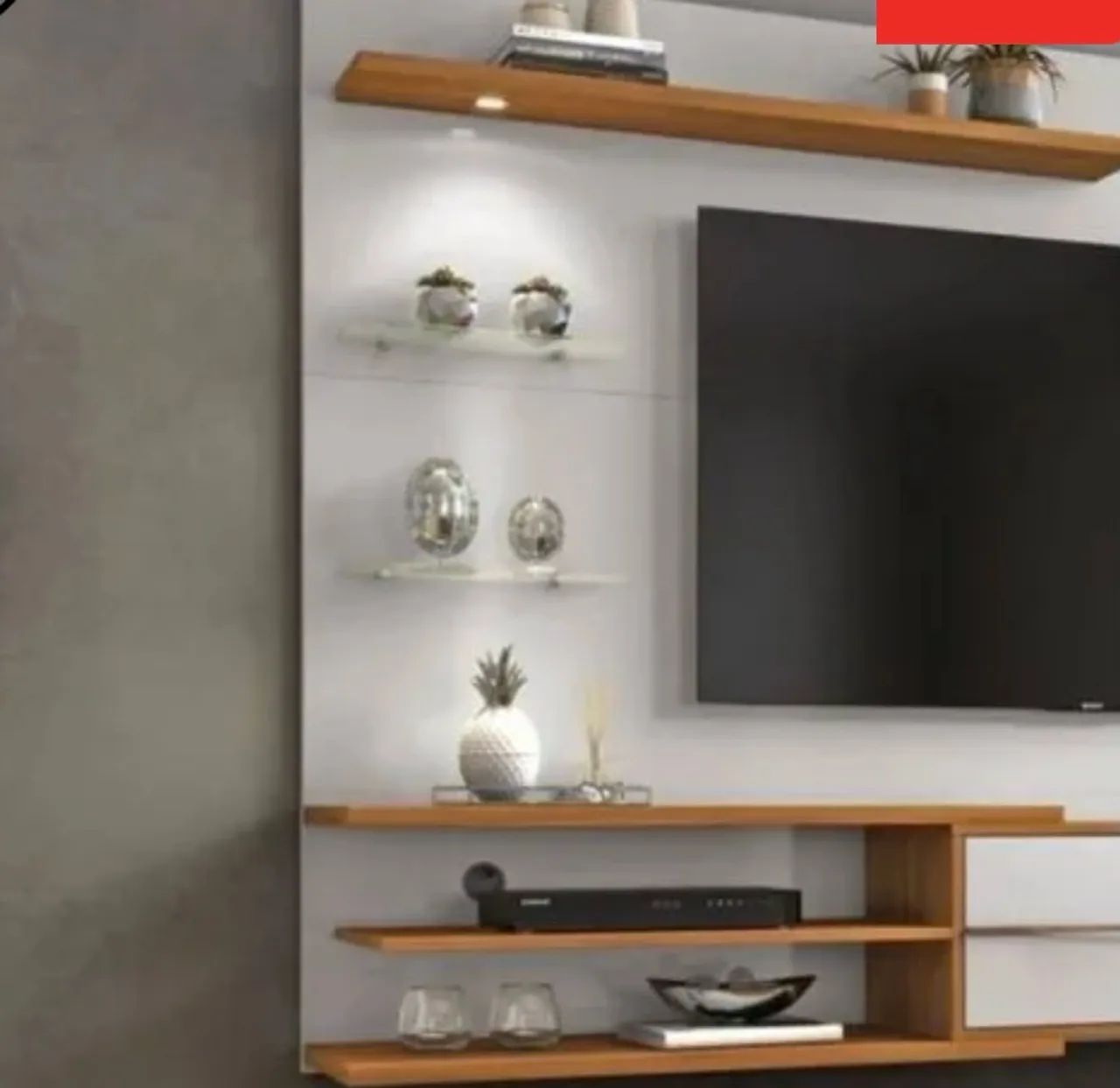 Painel para Tv até 55 polegadas com iluminaria novo disponível  - Foto 3