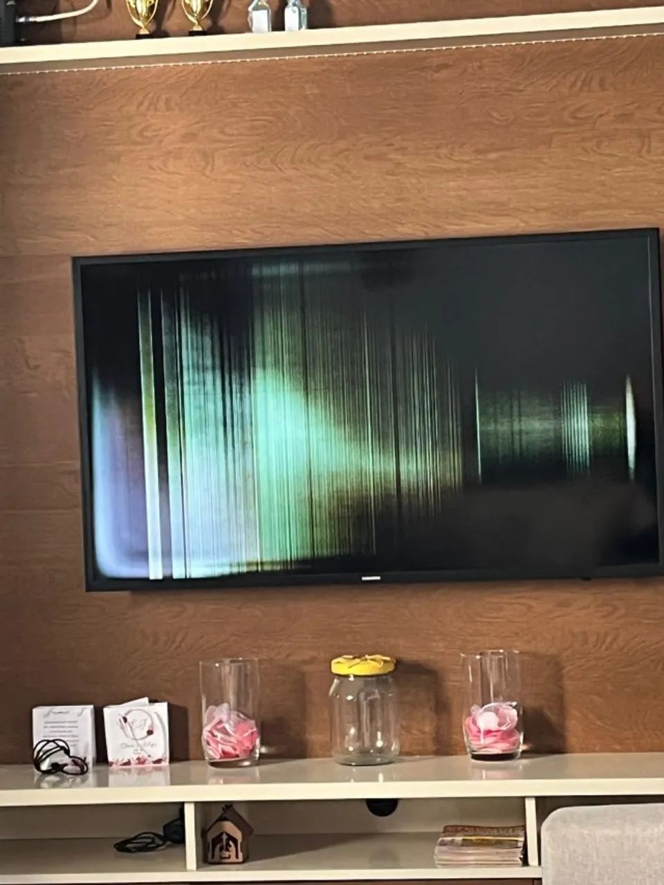 TV Samsung 43 polegadas Full HD (DISPLAY QUEIMADO)