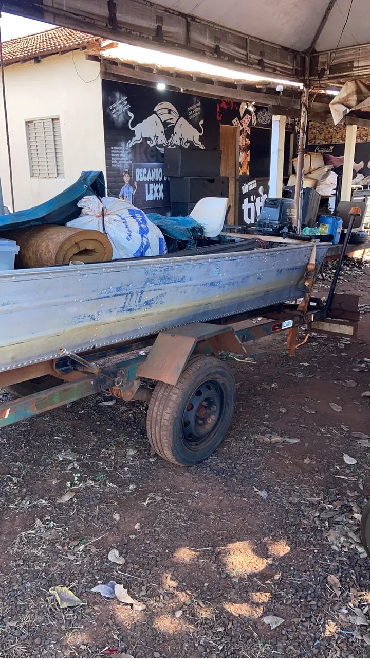 Vendo canoa e motor e motor elétrico - Foto 2