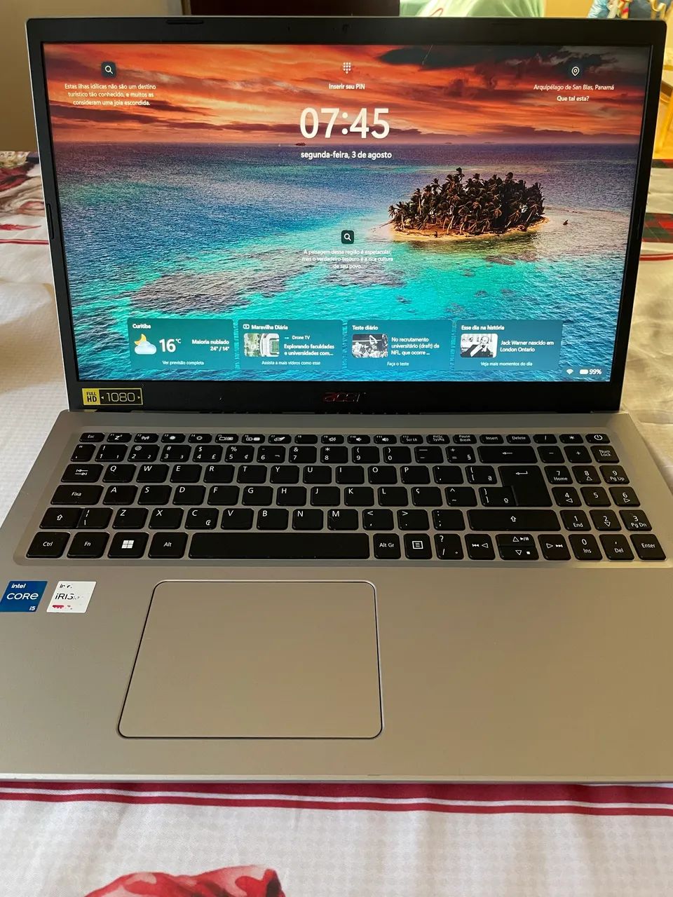 Vendo notebook Acer Aspire A315-58, funcionando perfeitamente. - Foto 2
