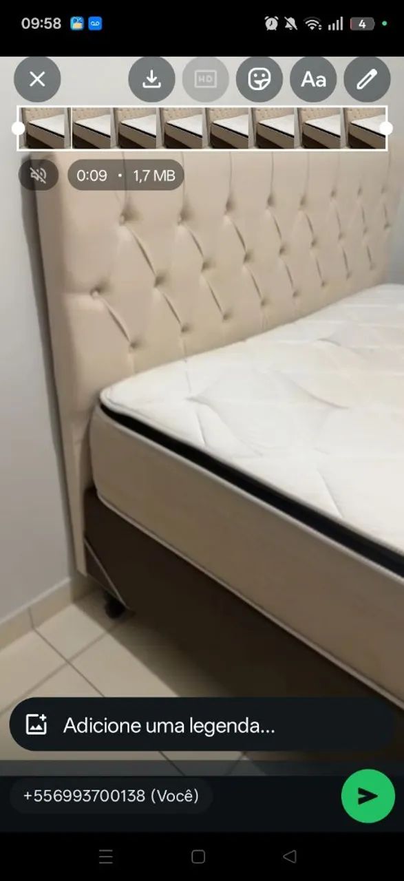 Cama + cabeceira  - Foto 4