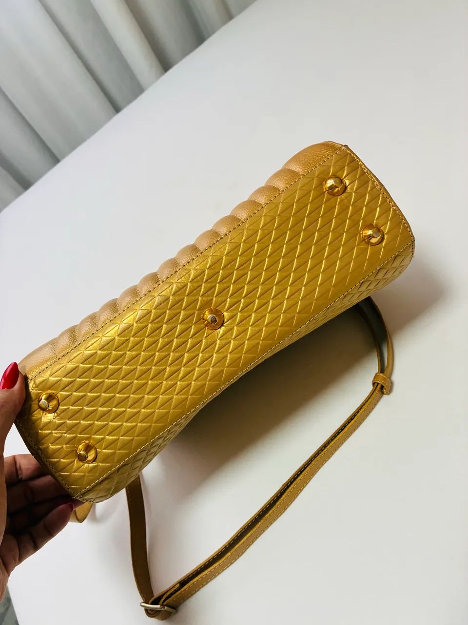 Bolsa Carmem Steffens couro  - Foto 3