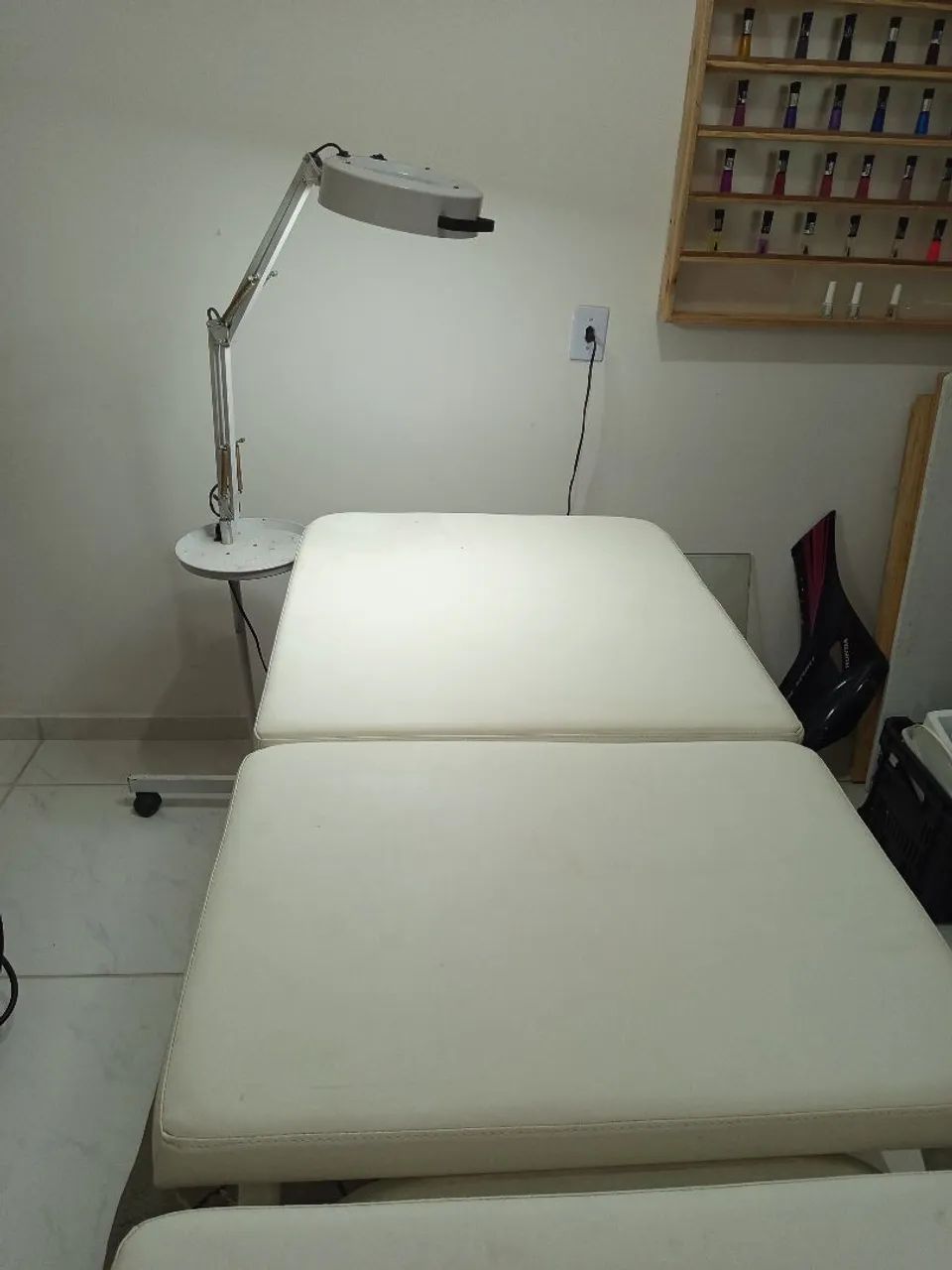 Maca estética , luminária,panela cera,esmaltes