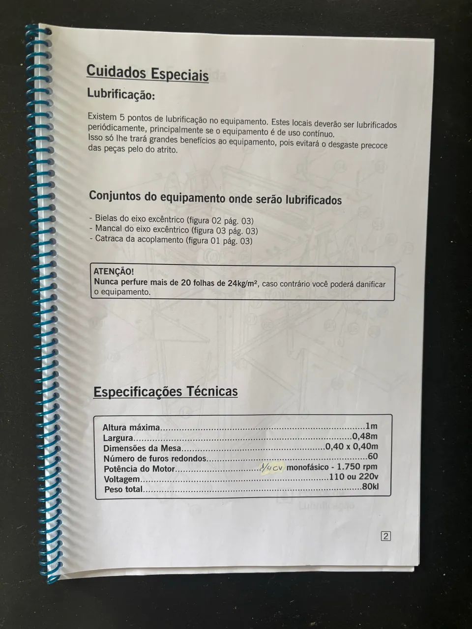 Perfuradora encadernadora elétrica Mini Max Lassane - Foto 2