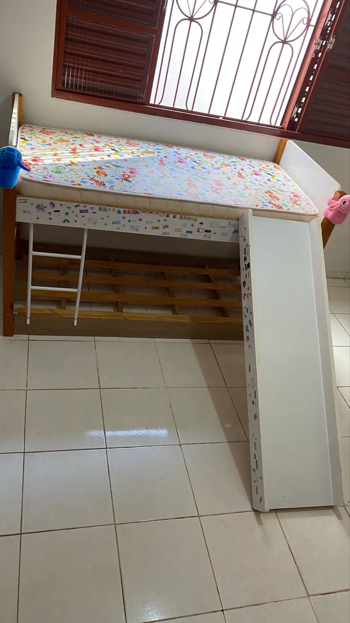 Cama beliche colchão 
