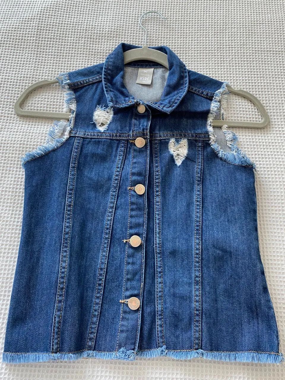 Colete Jeans infantil 
