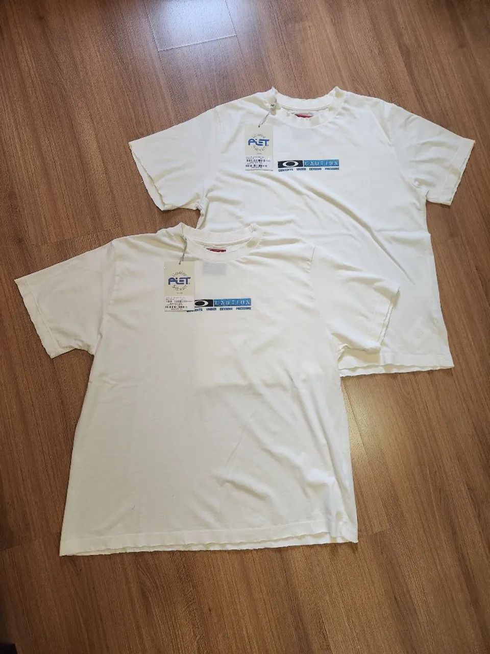 Camiseta Oakley x Piet Caution Bone White