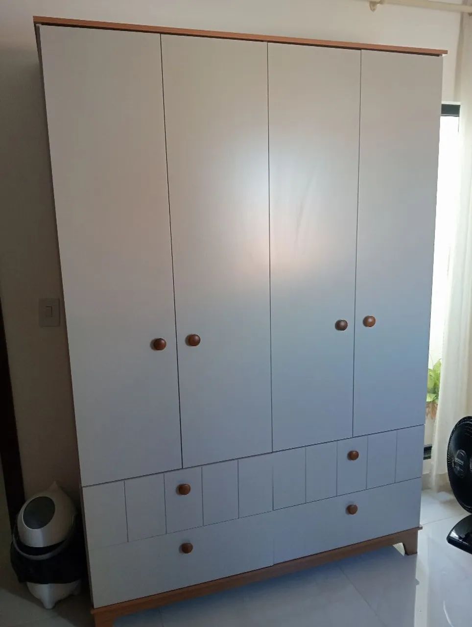 Guarda roupa para bebê americano Laca - Foto 4
