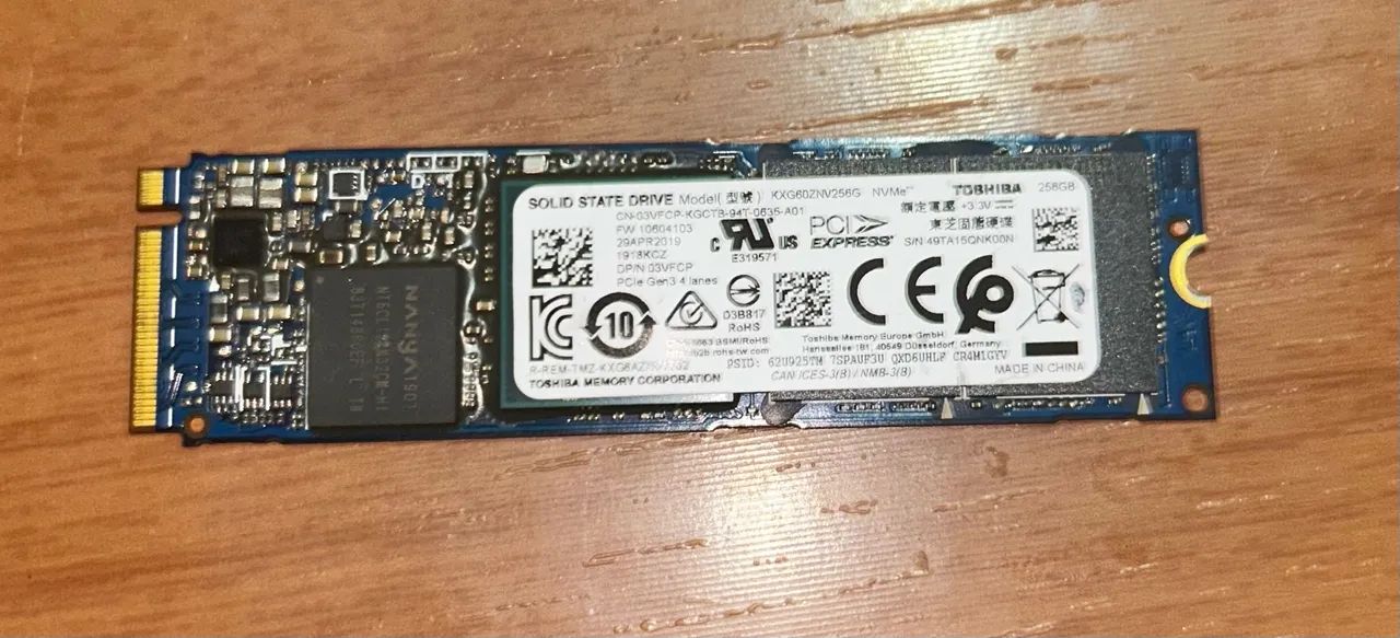 SSD Nvme 256GB