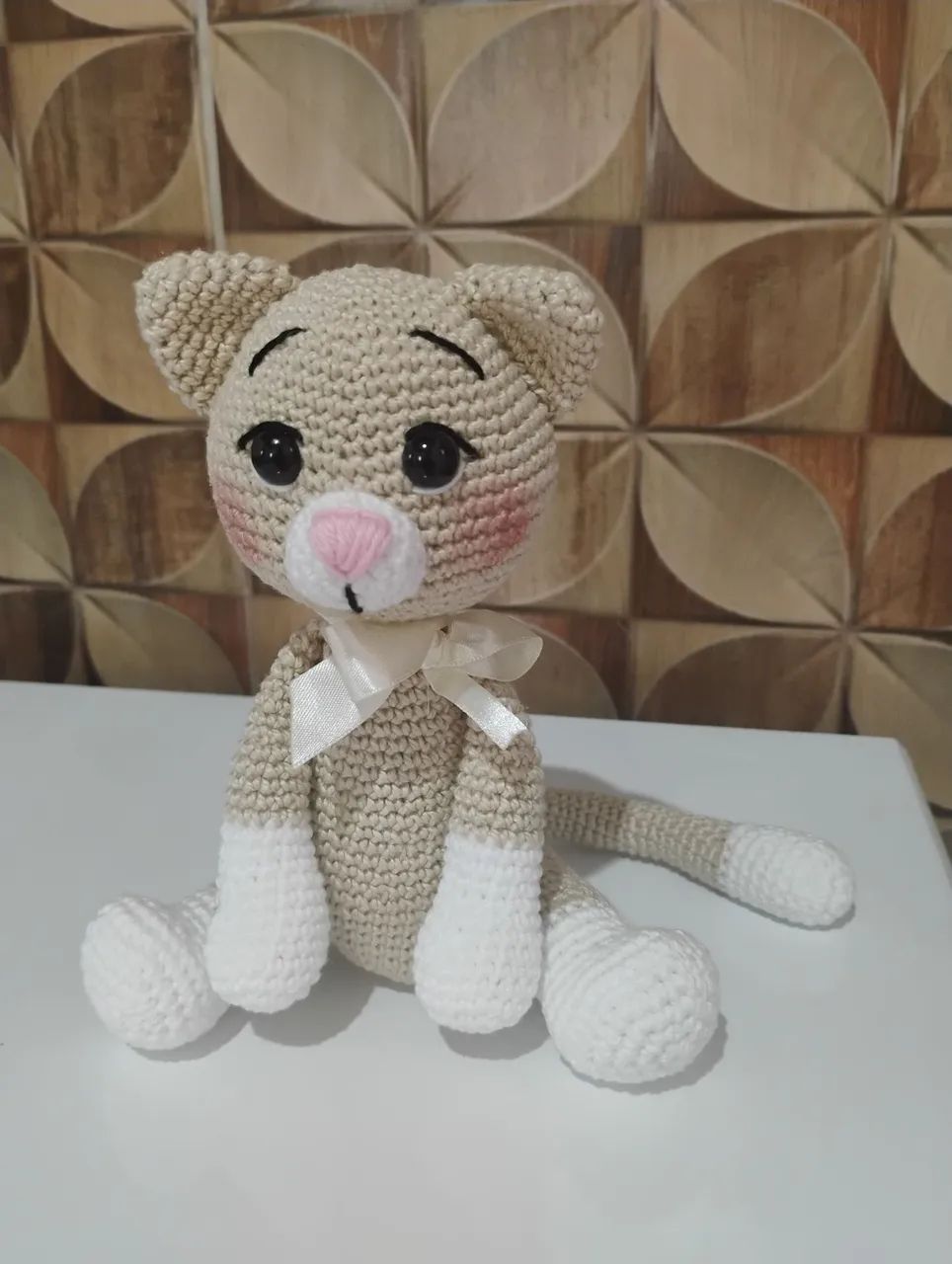 Gatinho de crochê 