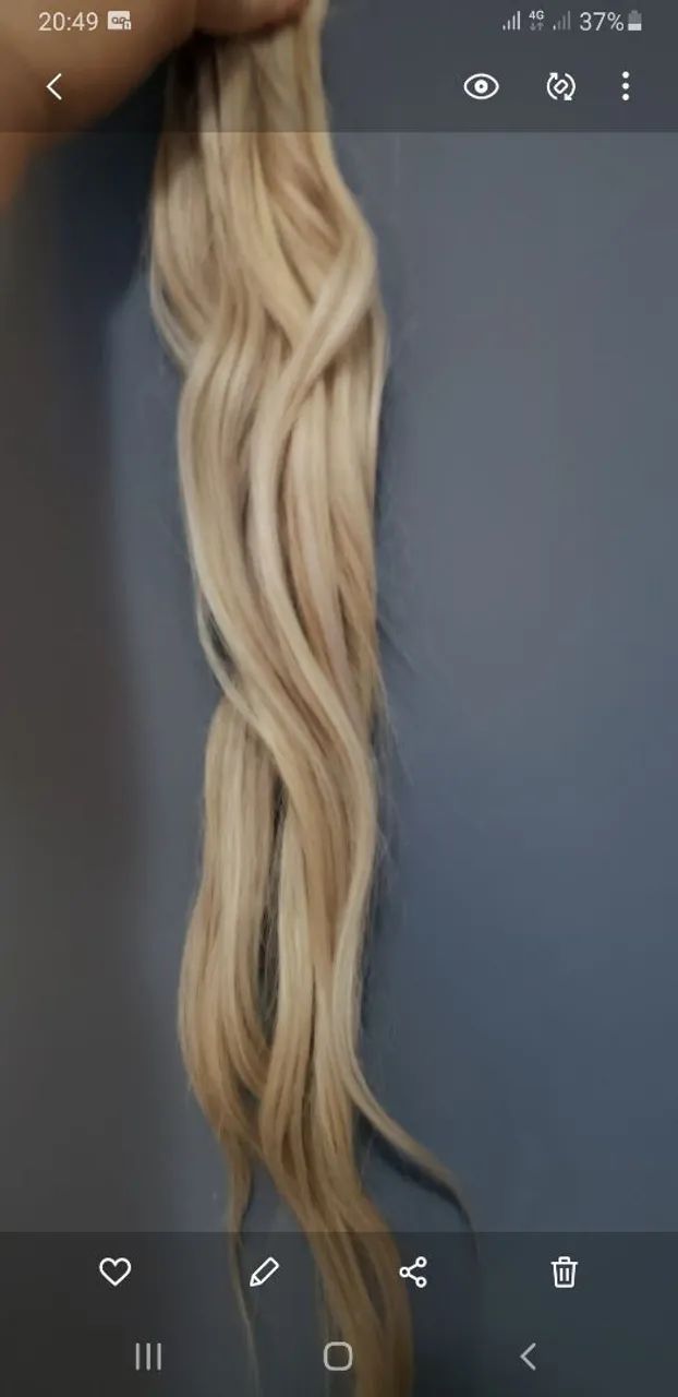 cabelo humano brasileiro loiro - Foto 3