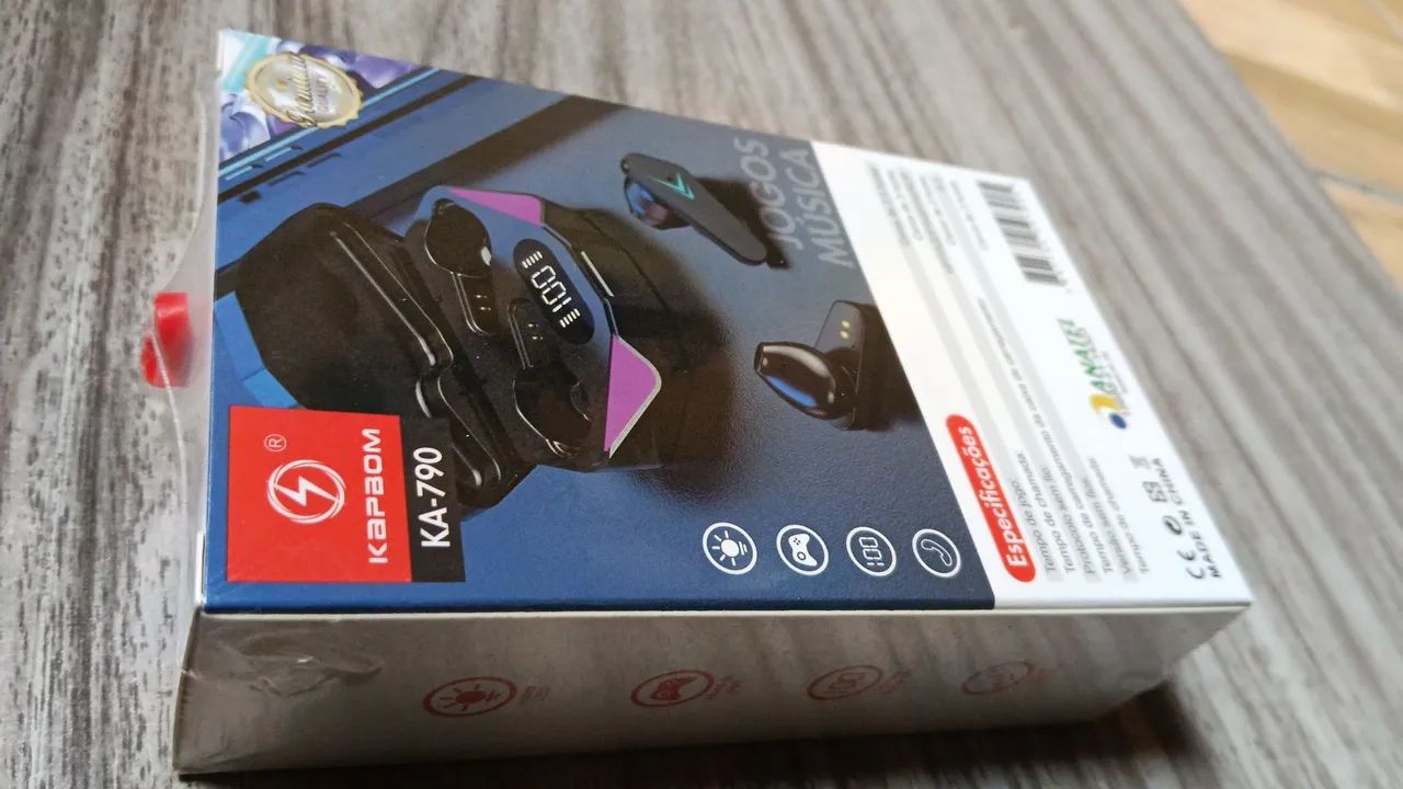 Fone de Ouvido Bluetooth "Estilo Gamer" Novo Lacrado  - Foto 3