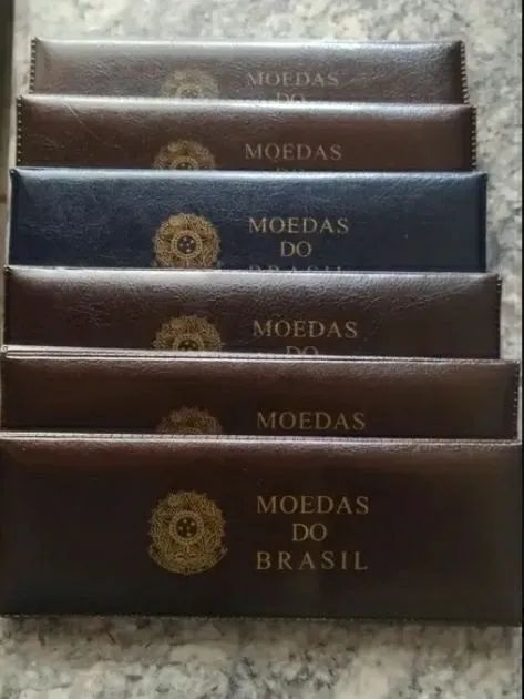 6 Set moedas Trio Axé (Soberbas) com estojos originais  - Foto 3